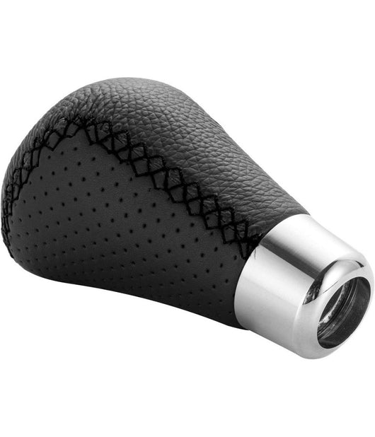 Pomello Leva Cambio Pelle Universale Per Auto 5 Marce Adattatori 8mm 10mm 12mm         