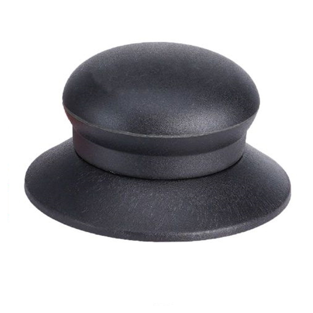 Trade Shop - Pomello Manopola Di Ricambio Per Coperchio Antiscotto Antiscivolo ø6.5 Cm Nero 607413 -