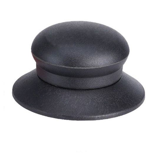 Trade Shop - Pomello Manopola Di Ricambio Per Coperchio Antiscotto Antiscivolo ø6.5 Cm Nero 607413 -