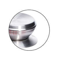 Trade Shop - Pomello Manopola Di Ricambio Per Coperchio Isolamento Termico ø6.5 Cm Argento 607415 -
