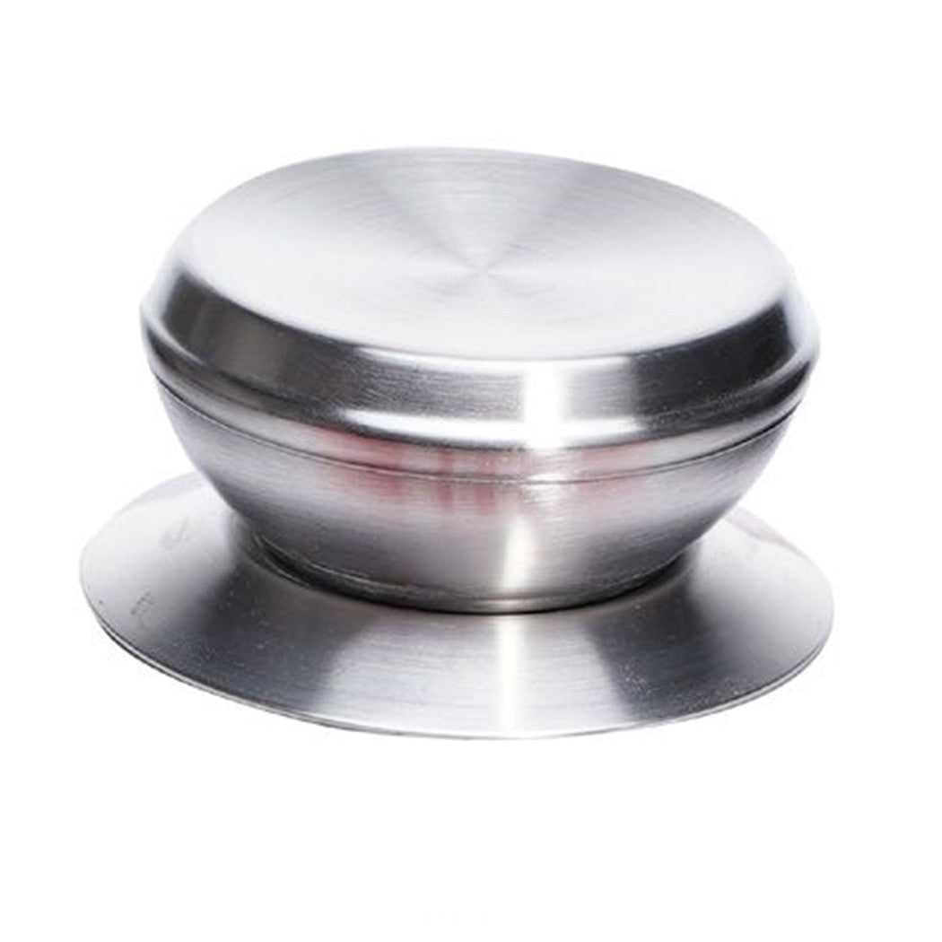 Trade Shop - Pomello Manopola Di Ricambio Per Coperchio Isolamento Termico ø6.5 Cm Argento 607415 -