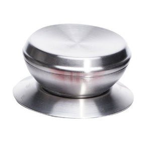 Trade Shop - Pomello Manopola Di Ricambio Per Coperchio Isolamento Termico ø6.5 Cm Argento 607415 -