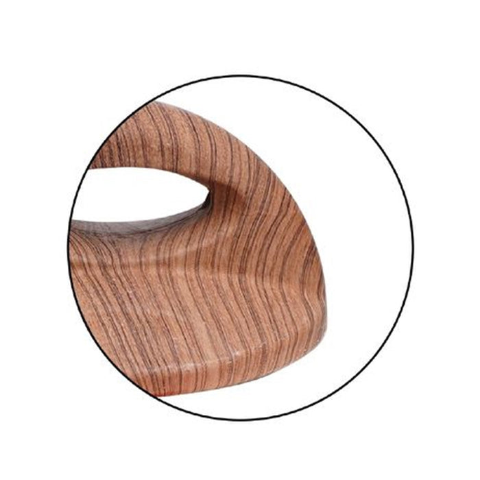 Trade Shop - Pomello Manopola Ricambio Per Coperchio Resistente Al Calore ø7cm Effetto Legno 607416 -