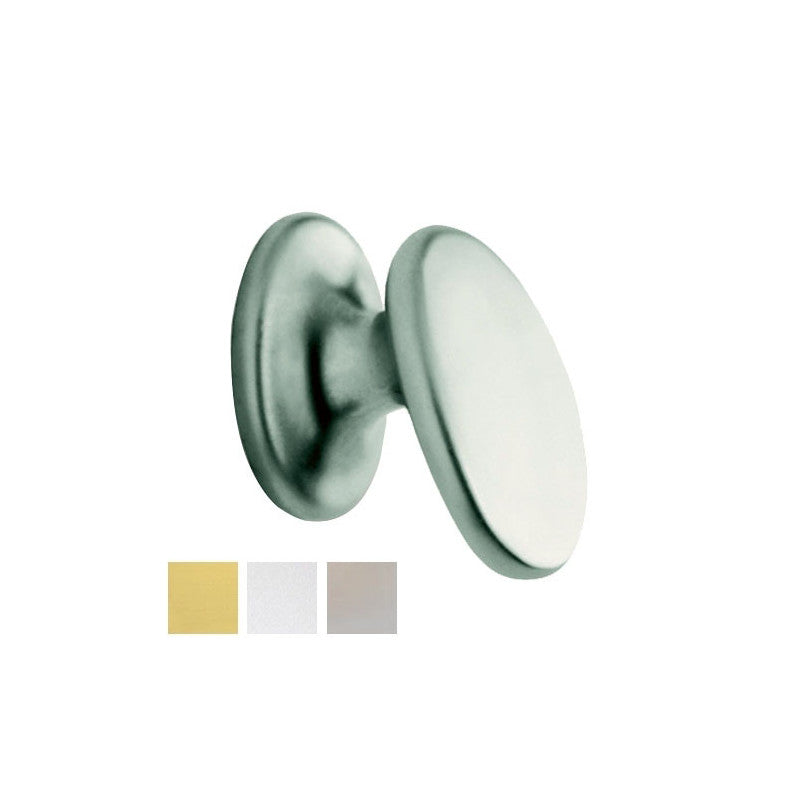 Pomolo Ovale Zama Nickel Opaco 20 23973 Gamet