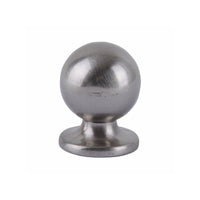 Pomolo Sfera Zama Nickel Satinato Mm 20