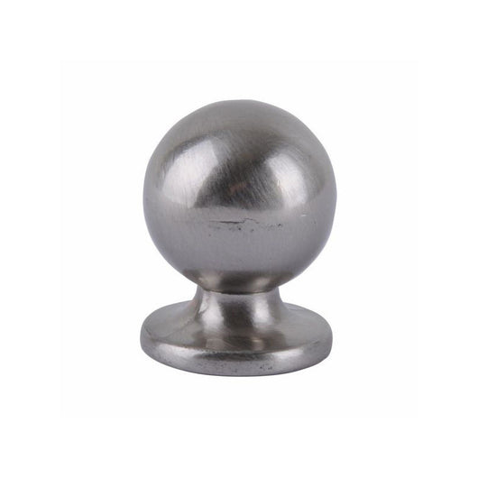 Pomolo Sfera Zama Nickel Satinato Mm 20