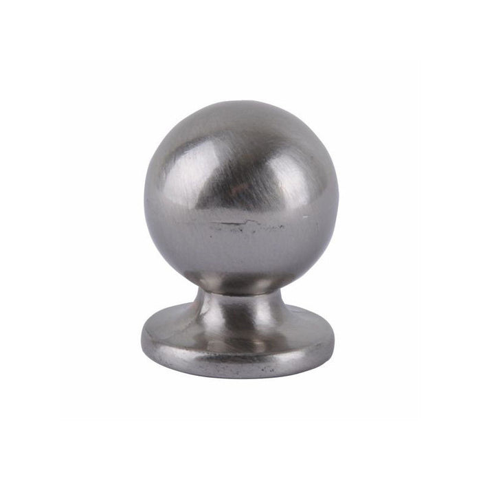 Pomolo Sfera Zama Nickel Satinato Mm 25