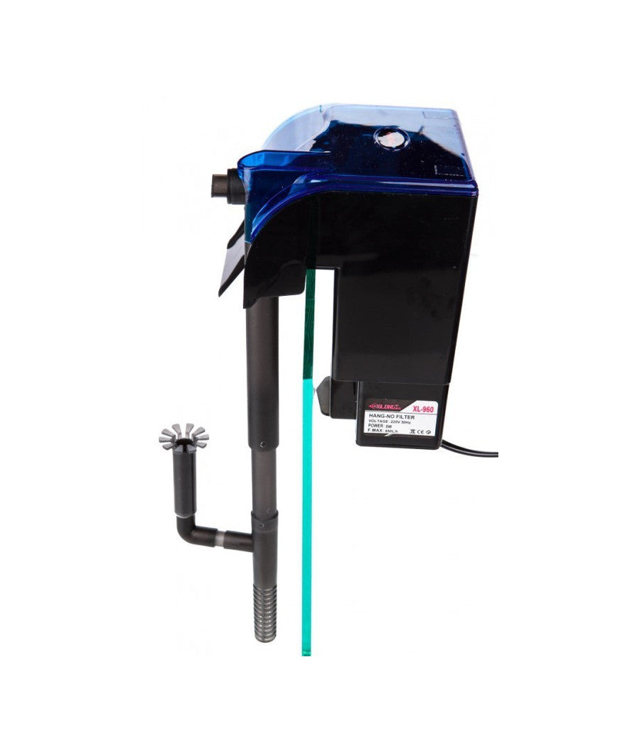 Pompa 960 Acquario Filtro Esterno Pulizia Superficie Effetto Cascata         