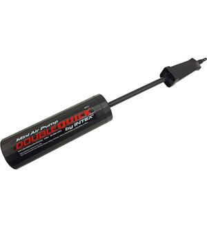 Pompa A Mano Gonfiatore Manuale Mini Double Quick Per Gonfiabili 29cm Nero 69613         