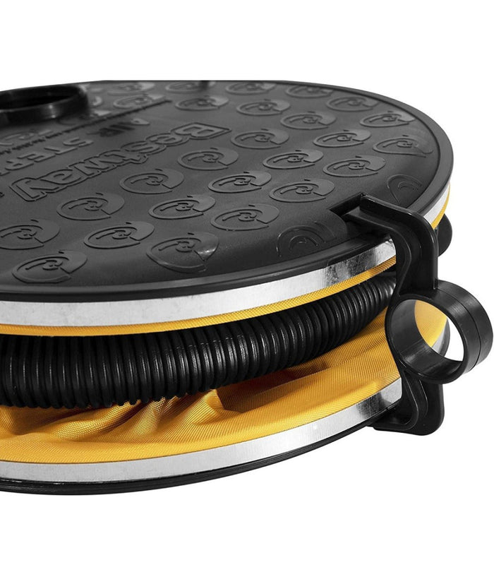 Trade Shop - Pompa A Piede 29x22 Cm Volume 1.600 Cc Gonfia/sgonfia 3 Adattatori Valvola 62005 -