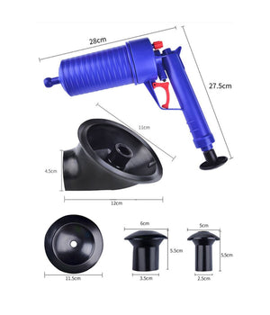 Pompa Ad Aria Alta Pressione Sifone Stura Lavandino Lavello Tubo Di Scarico Wc         