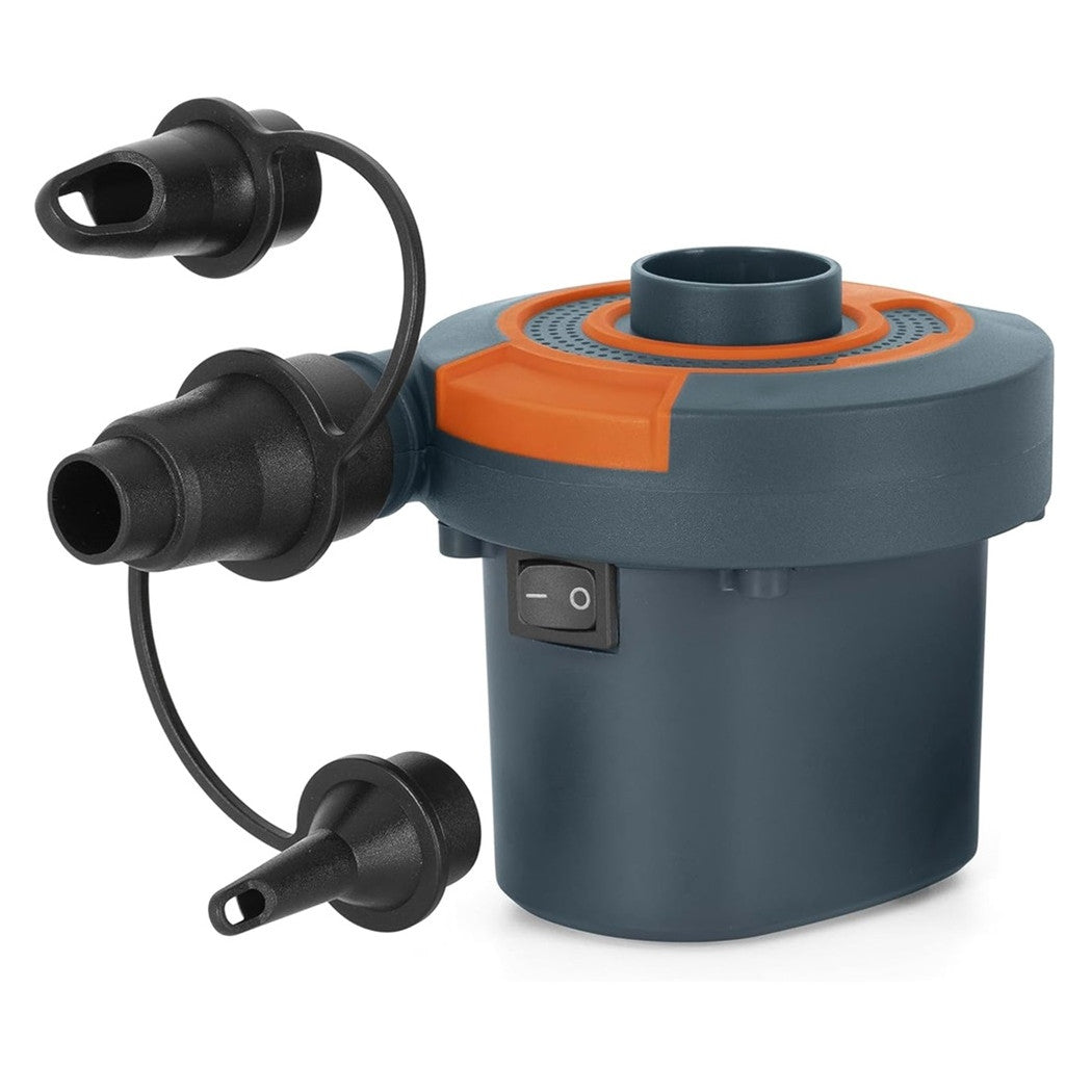 Trade Shop - Pompa Ad Aria Elettrica Di Gonfiaggio Con Adattatori Per Valvole 220v Portatile 020053 -