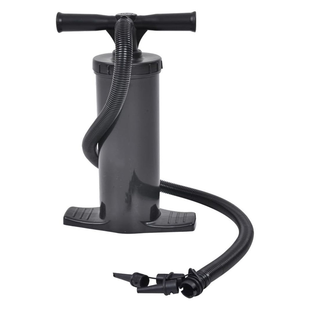 Trade Shop - Pompa Aria Gonfiatore Manuale A Doppia Azione 45cm Salvagente Braccioli Mare Giochi 17542 -