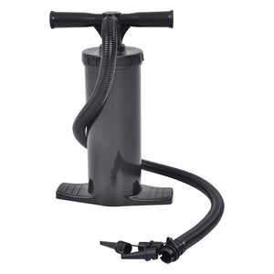 Trade Shop - Pompa Aria Gonfiatore Manuale A Doppia Azione 45cm Salvagente Braccioli Mare Giochi 17542 -