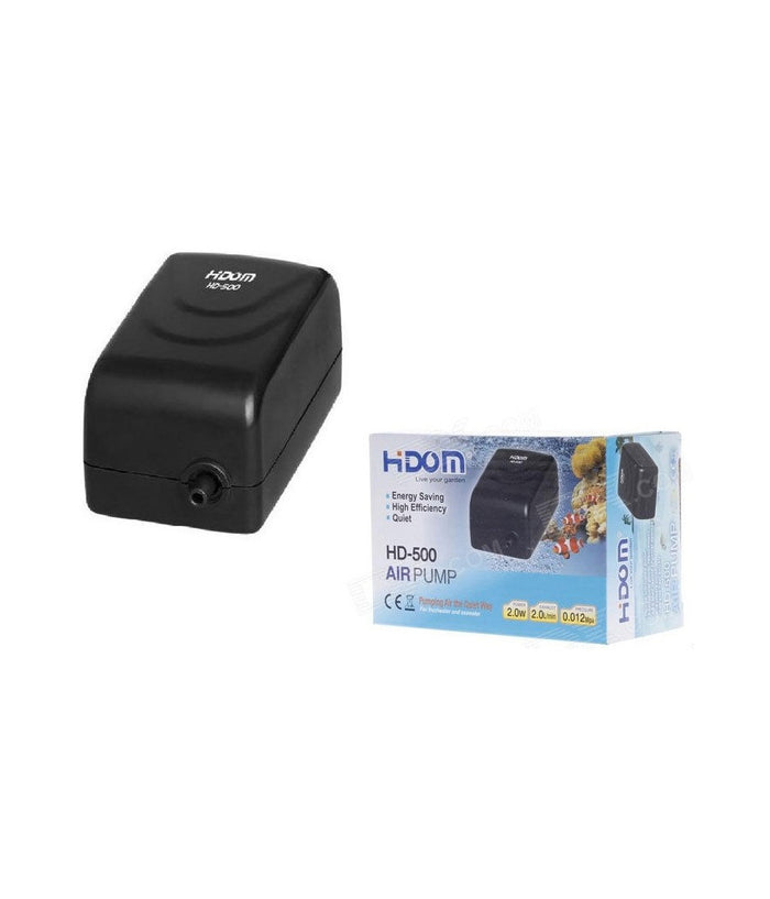 Pompa Aria Per Acquario Dolce Marino Ossigenatore Areatore 2.0l/min Hd-500         