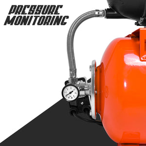 CLAF 1200 Pompa autoclave con serbatoio da 20L Elettropompa autoclave per acque chiare - portata max 3800 l/h prevalenza max 48m