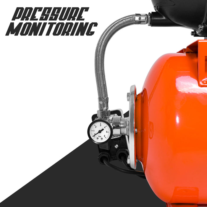 CLAF 1200 Pompa autoclave con serbatoio da 20L Elettropompa autoclave per acque chiare - portata max 3800 l/h prevalenza max 48m