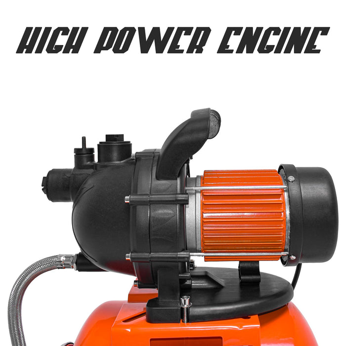 CLAF 1200 Pompa autoclave con serbatoio da 20L Elettropompa autoclave per acque chiare - portata max 3800 l/h prevalenza max 48m