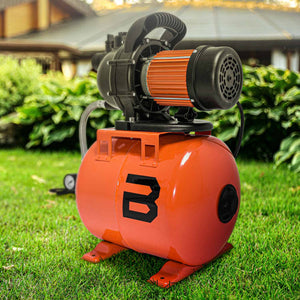 CLAF 1200 Pompa autoclave con serbatoio da 20L Elettropompa autoclave per acque chiare - portata max 3800 l/h prevalenza max 48m