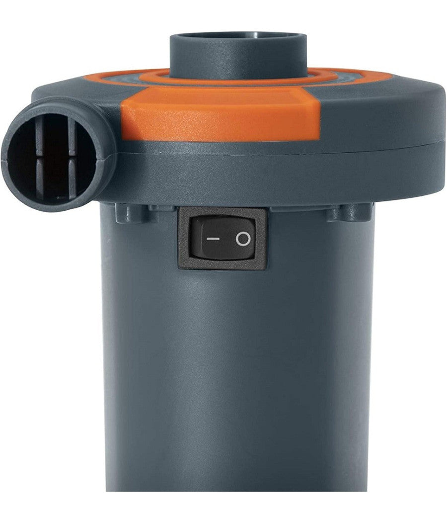 Trade Shop - Pompa Di Gonfiaggio Elettrica 3 Adattatori Per Valvole Accendisigari 12v 62144 -