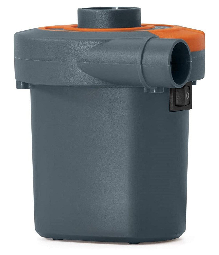 Trade Shop - Pompa Di Gonfiaggio Elettrica 3 Adattatori Per Valvole Accendisigari 12v 62144 -