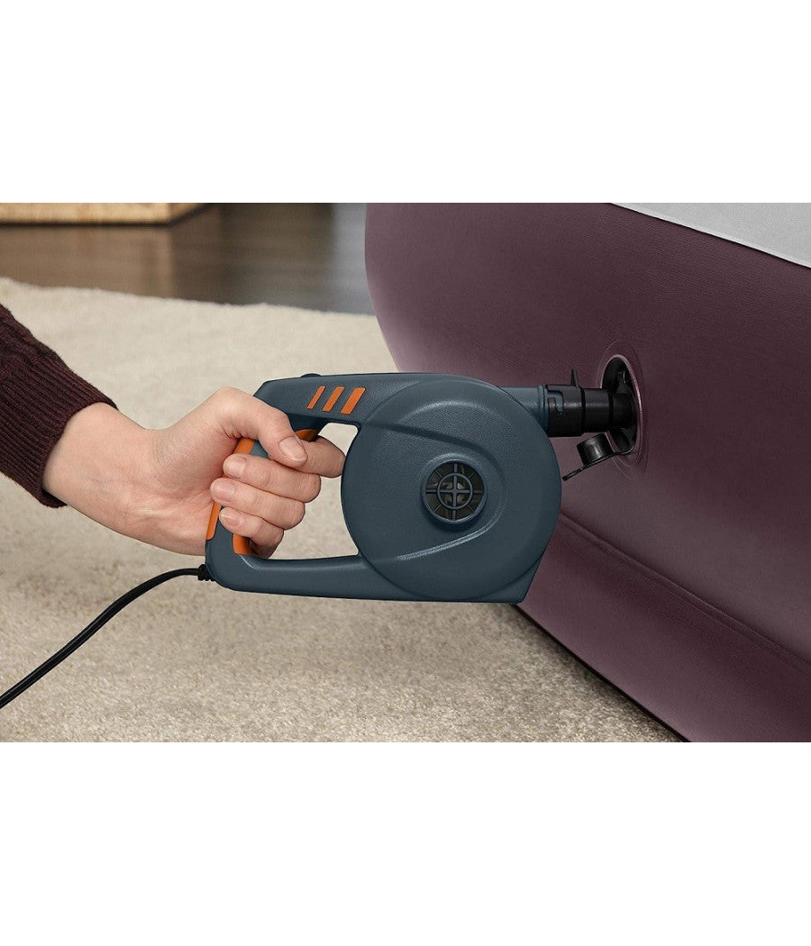 Pompa Di Gonfiaggio Elettrica Powergrip A Corrente Continua 3 Adattatori 62164         