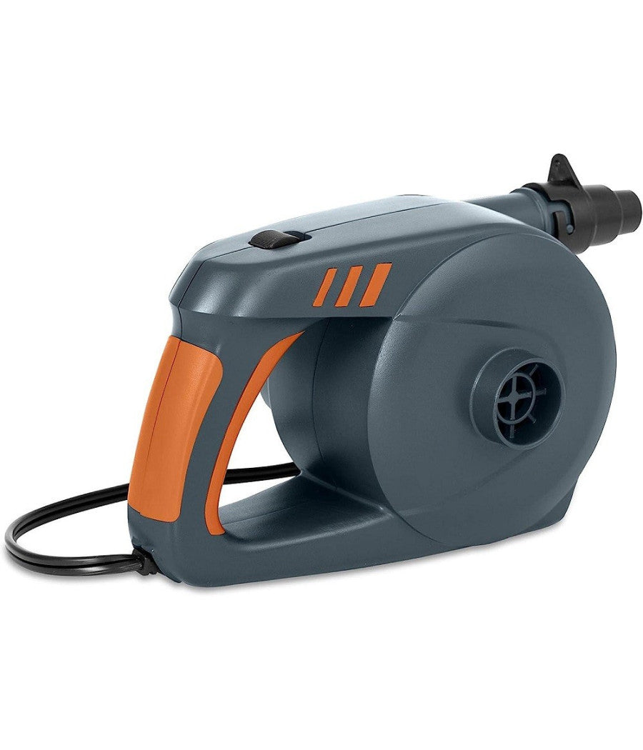 Pompa Di Gonfiaggio Elettrica Powergrip A Corrente Continua 3 Adattatori 62164         