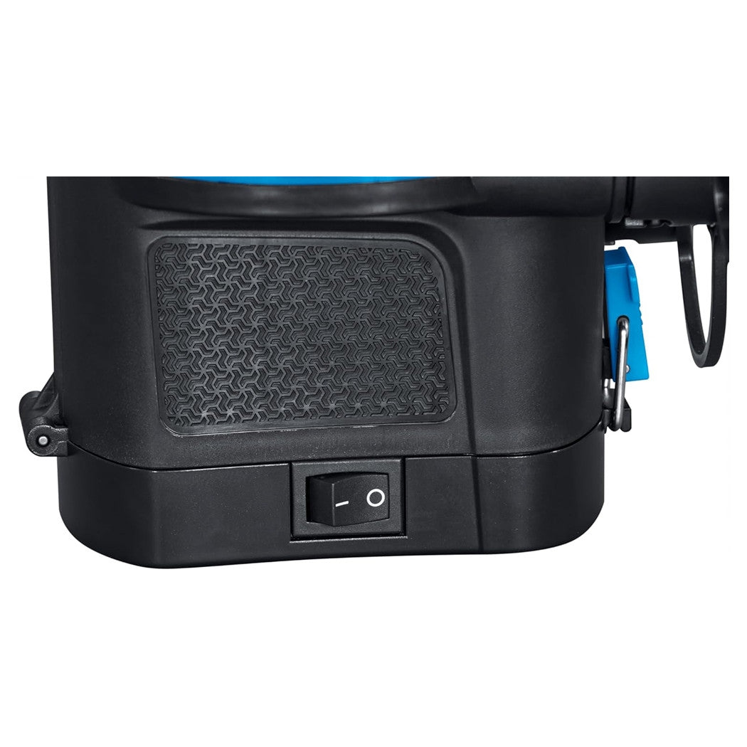 Trade Shop - Pompa Di Gonfiaggio Elettrica Powertouch A Batterie Con 3 Adattatori 12x11x10cm 62254 -