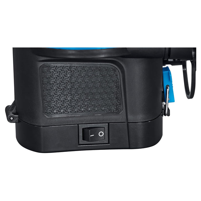 Trade Shop - Pompa Di Gonfiaggio Elettrica Powertouch A Batterie Con 3 Adattatori 12x11x10cm 62254 -