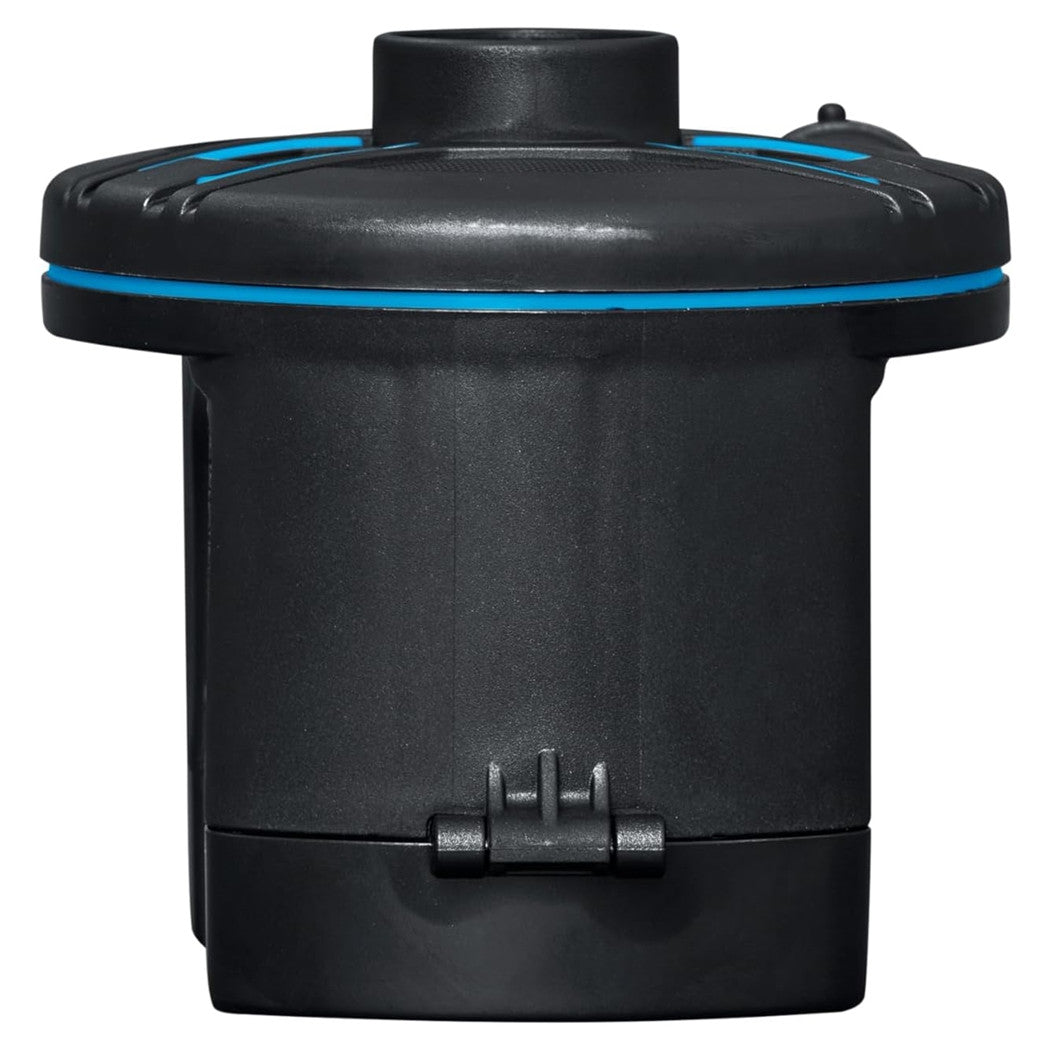 Trade Shop - Pompa Di Gonfiaggio Elettrica Powertouch A Batterie Con 3 Adattatori 12x11x10cm 62254 -