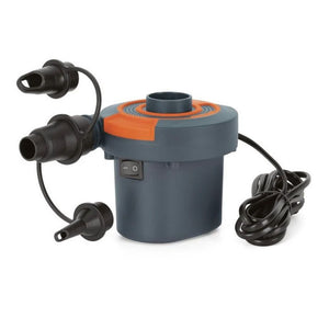 Trade Shop - Pompa Di Gonfiaggio Elettrica Powertouch A Corrente Alternata Ac Con Adattatori 62252 -