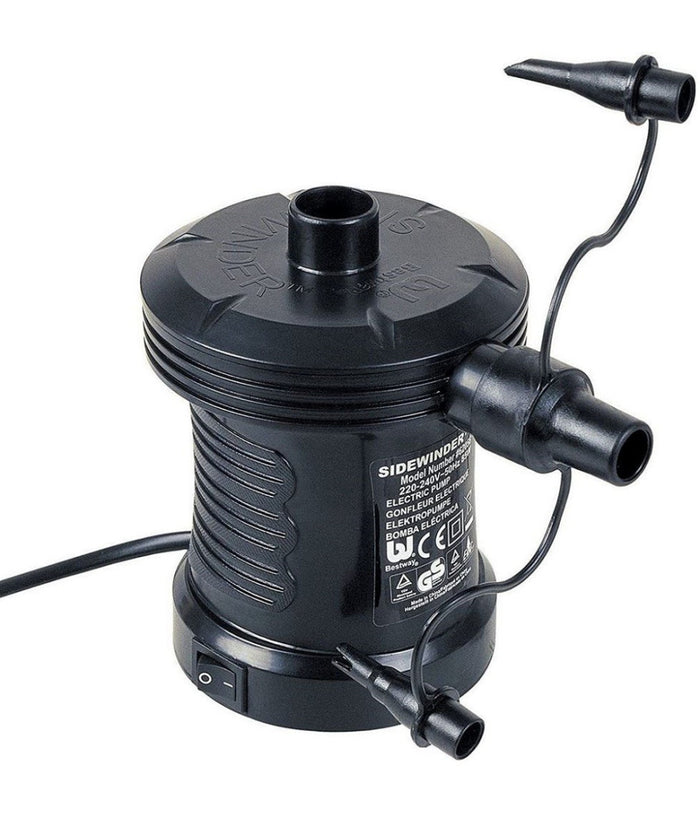 Pompa Di Gonfiaggio Sidewinder Gonfiatore Elettrico 220v Piscina Adattatori 62139         