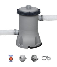 Pompa Filtro A Cartuccia Tipo Ii Da 2.006lt/h 29w Per Piscine Fuori Terra 58383         