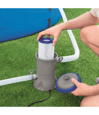 Pompa Filtro A Cartuccia Tipo Ii Da 2.006lt/h 29w Per Piscine Fuori Terra 58383         