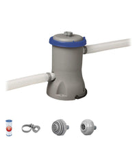 Pompa Filtro A Cartuccia Tipo Ii Da 2.006lt/h 29w Per Piscine Fuori Terra 58383         