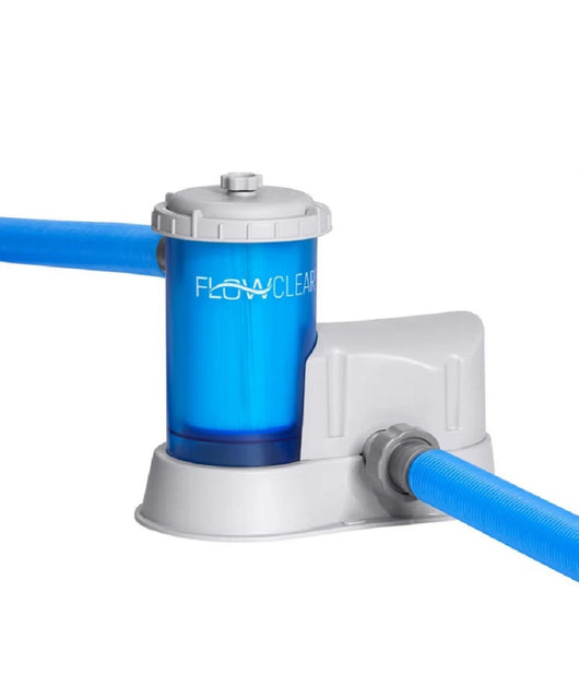 Pompa Filtro Trasparente Da 5.678lt/h A Cartuccia Per Piscina Fuori Terra 58675         