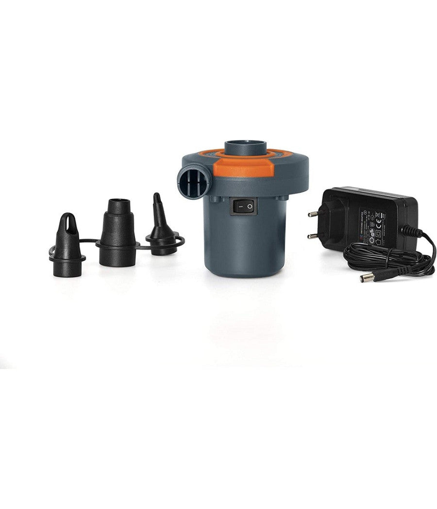 Pompa Gonfiaggio Elettrica Ad Aria Sidewinder 3 Adattatori Accendisigari 62142         