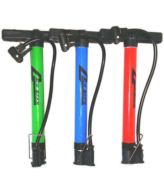 Pompa Gonfiatore Compressore Bicicletta Moto Auto Palloni Manico Comodo Grande         