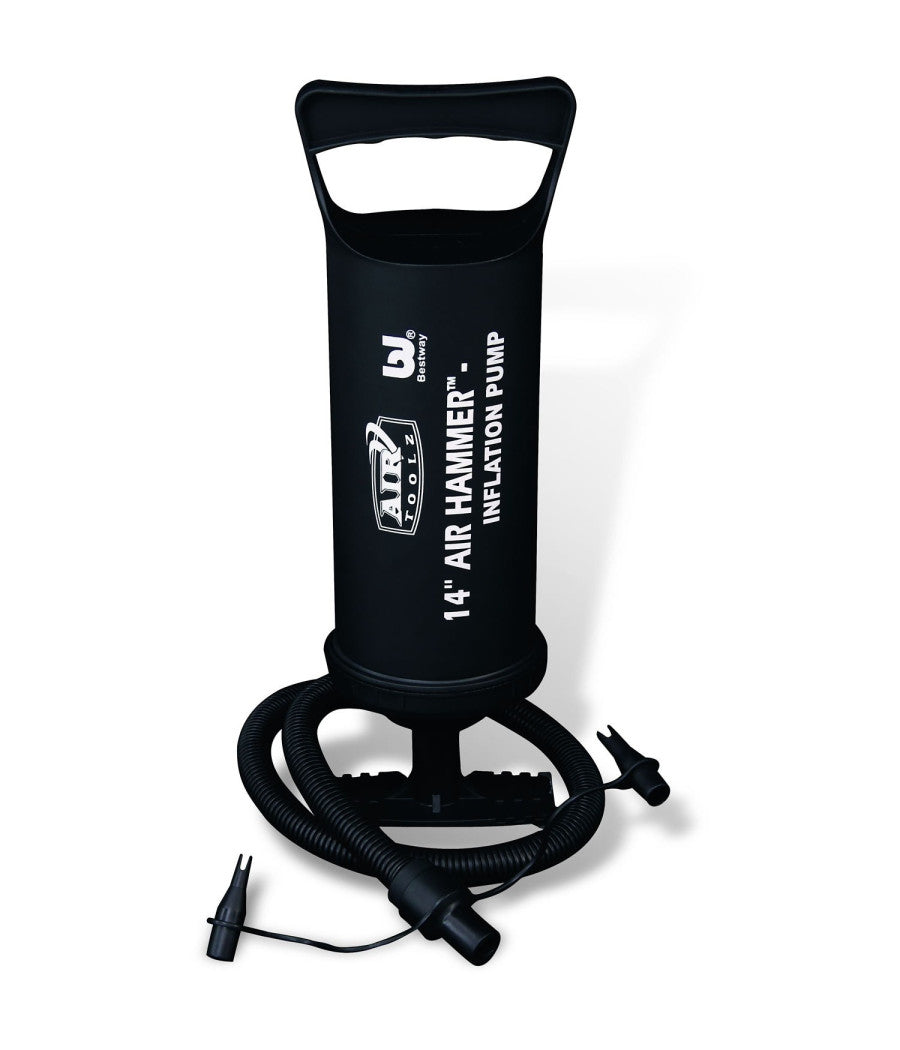 Pompa Gonfiatrice Air Hammer Bestway Cm.36 Estate Mare Camping Giochi         