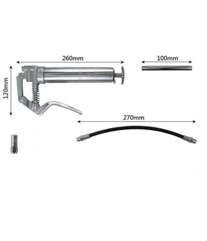 Pompa Ingrassatore Pistola Per Grasso Aria Manuale 120ml Pompa Manuale         