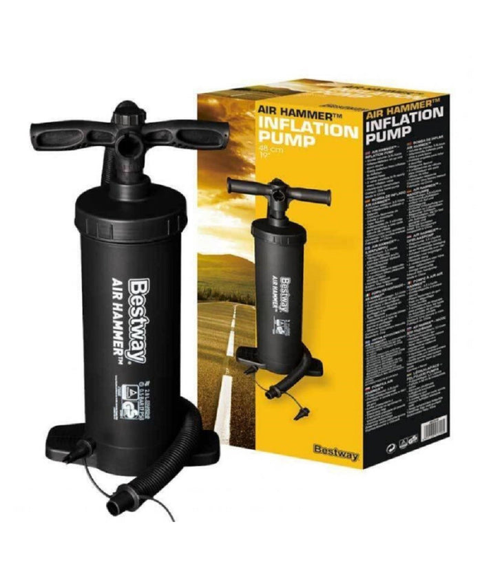 Pompa Manuale Multifunzione Gonfia/sgonfia Volume 2.800 Cc 4 Adattatori 62086         