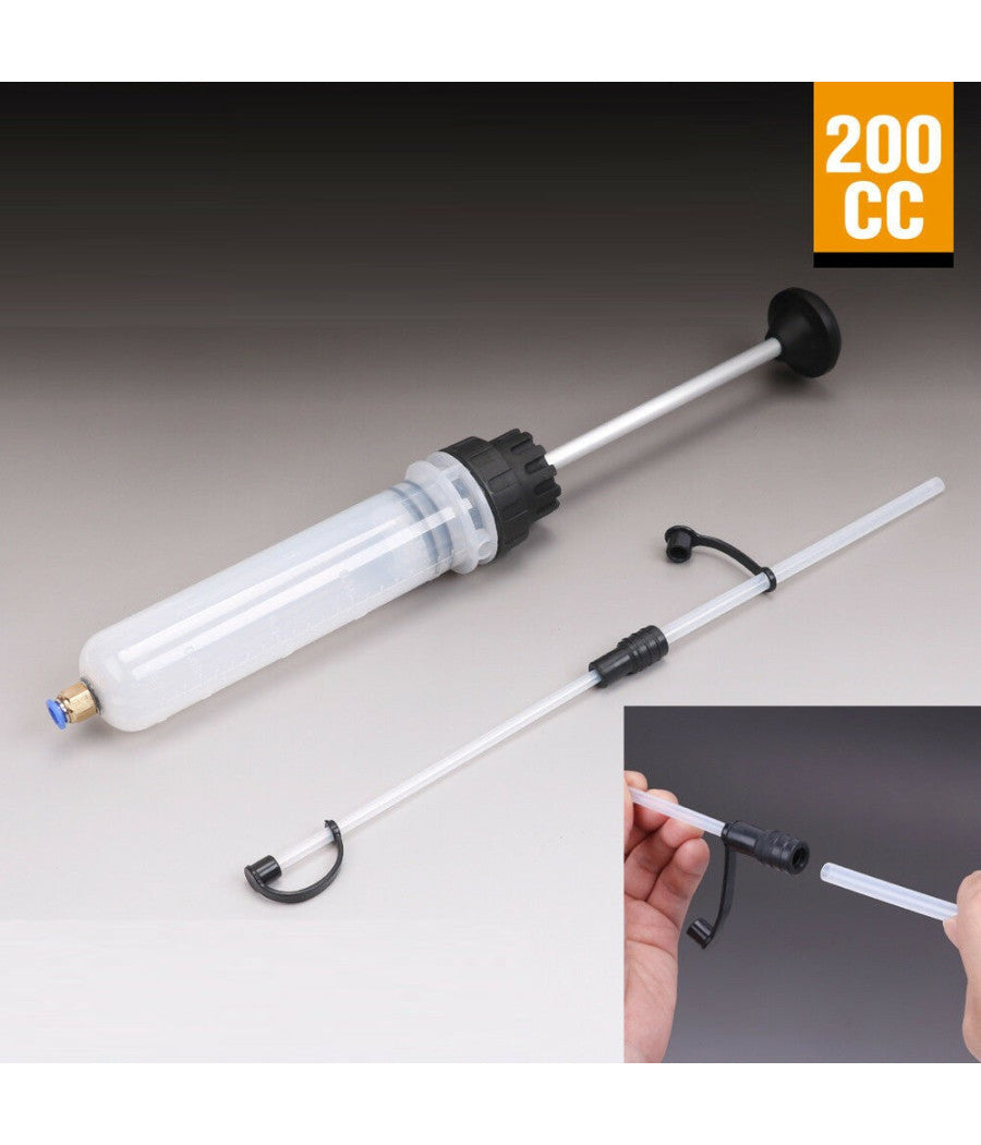 Pompa Manuale Per Cambio Olio Pompa Aspirazione Liquidi Audi Vw Seat 200cc 200ml         