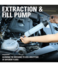 Pompa Manuale Per Cambio Olio Pompa Aspirazione Liquidi Audi Vw Seat 200cc 200ml         