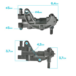 Pompa Olio Catena Per Motosega 52Cc/62Cc Ricambio Pompa Dell'Olio Catena Compatibile Con Motoseghe 52Cc/62Cc