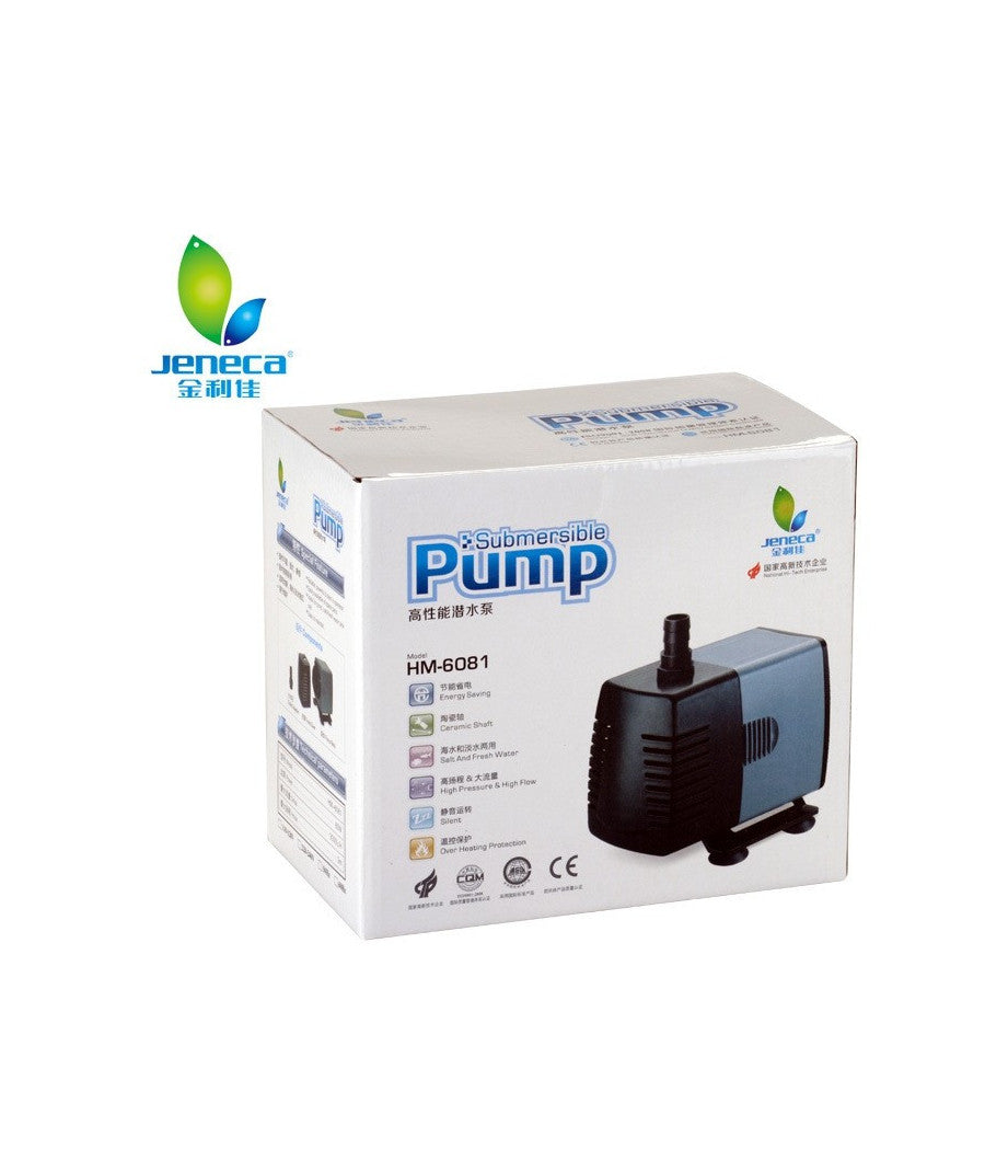 Pompa Sommersa Per Acquario Hm-6081 3000l/h 60w Sommergibile Riciclo Acqua         