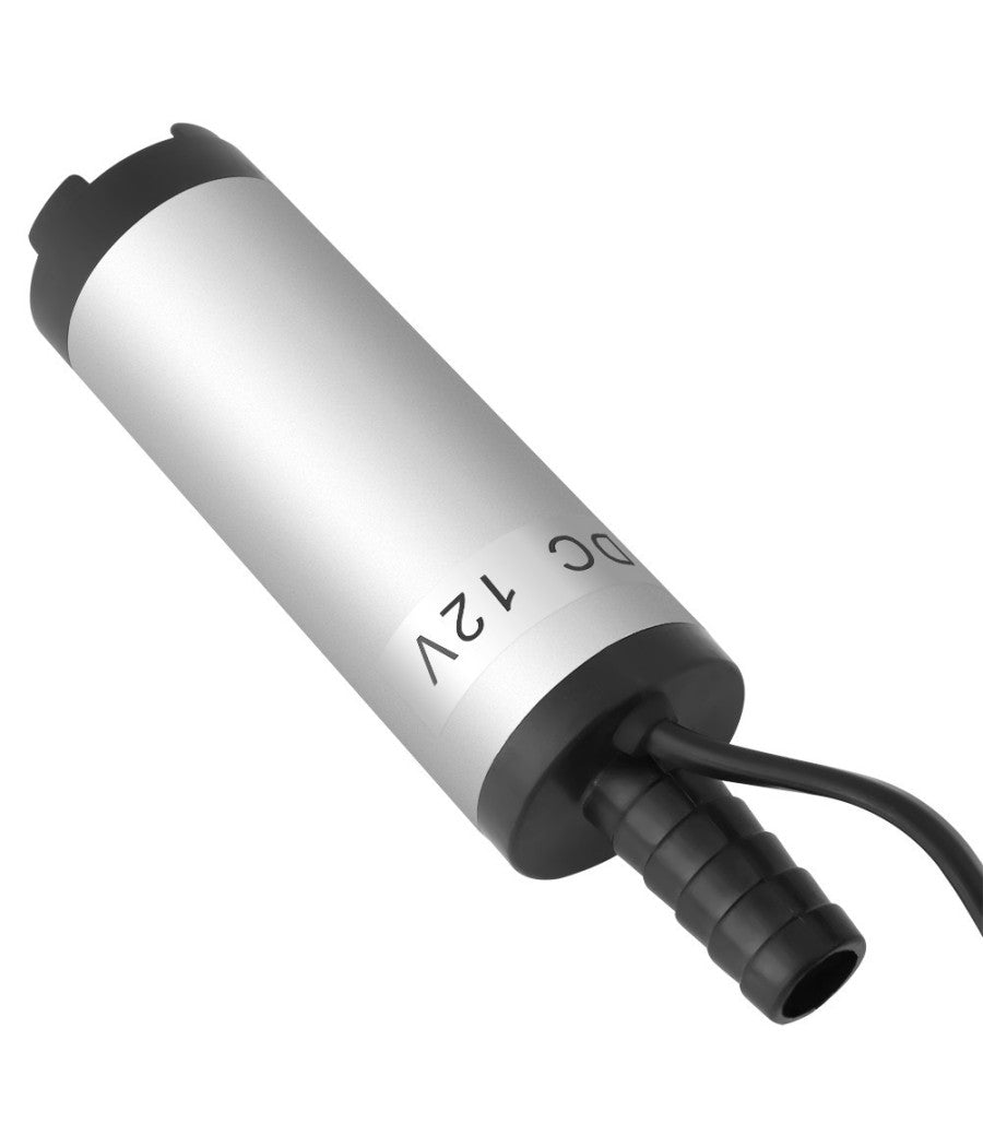 Pompa Travaso Elettrica Sommersa Aspira Liquidi Acqua Olio Diesel 12v Auto Barca         