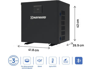 Pompa di calore per piscina 3,5 kw/h - Hayward - "Micro" - Nero