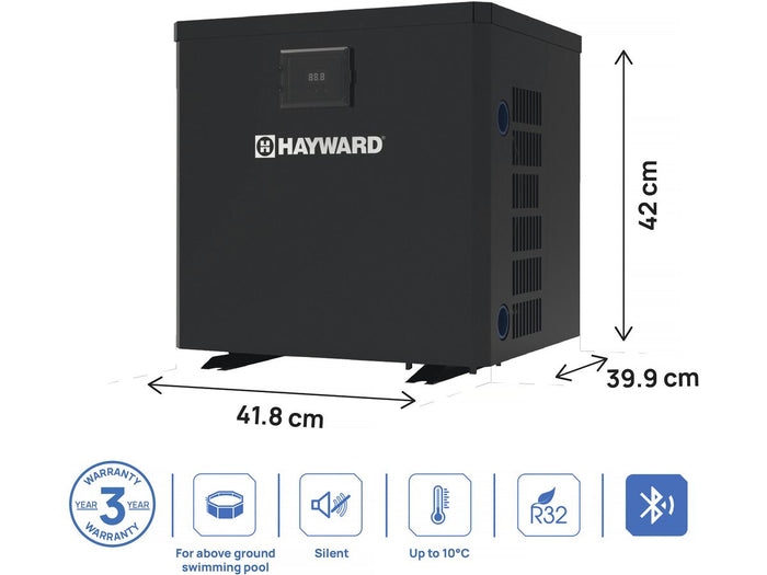 Pompa di calore per piscina 3,5 kw/h - Hayward - "Micro" - Nero