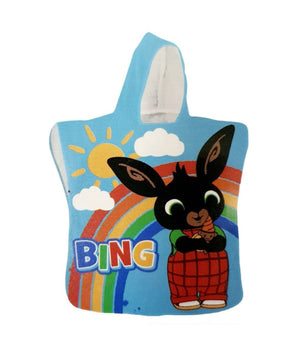 Poncho Bing 50*100 Cm Telo Per Bambini Mare Spiaggia Campeggio Doccia Bagno         