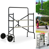 ProBache - Ponteggio mobile su ruote L.140xL.78xH.135 CM con 2 piattaforme
